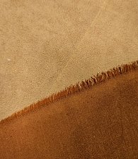 Замша на трикотаже кэмел